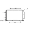 Radiateur de refroidissement moteur pour PEUGEOT BOXER I ph.1 1994-2002, OEM: 1301JK, Neuf