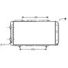 Radiateur de refroidissement moteur pour CITROËN JUMPER I ph.1 1994-2002, OEM: 1301N4, Neuf