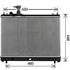 Radiateur de refroidissement moteur pour OPEL AGILA depuis 2008, OEM: 1770052R00, Neuf