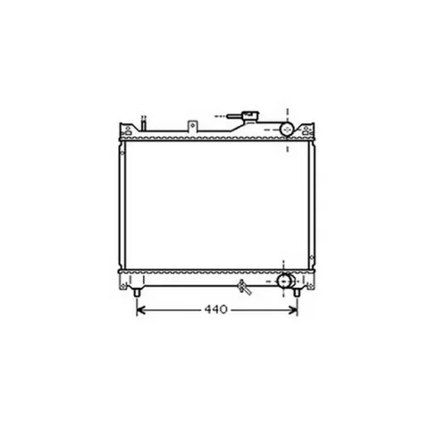 Radiateur de refroidissement moteur pour SUZUKI Grand Vitara 1999-2005, OEM: 1770066D02000, Neuf