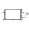 Radiateur de refroidissement moteur pour OPEL ASTRA G 1998-2004, OEM: 1300258, Neuf