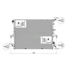 Radiateur de refroidissement moteur pour VOLKSWAGEN TOUAREG I ph.2 2007-2010, OEM: 7L6121253C, Neuf
