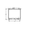 Radiateur de refroidissement moteur pour SUZUKI JIMNY 1998-2012, OEM: 1770081A00, Neuf