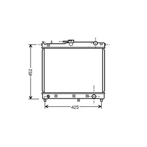 Radiateur de refroidissement moteur pour SUZUKI JIMNY 1998-2012, OEM: 1770081A00, Neuf