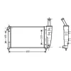 Radiateur de refroidissement moteur pour FIAT PUNTO II ph.1 1999-2003, OEM: 46786267, Neuf