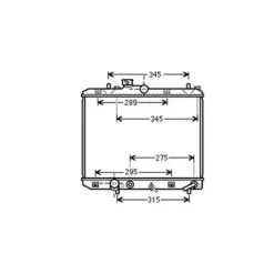 Radiateur de refroidissement moteur pour OPEL MERIVA A ph.1 2003-2006, OEM: 13148295, Neuf