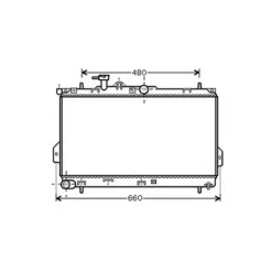 Radiateur de refroidissement moteur pour HYUNDAI MATRIX 2001-2008, OEM: 2531017002, Neuf