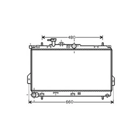 Radiateur de refroidissement moteur pour HYUNDAI MATRIX 2001-2008, OEM: 2531017002, Neuf