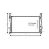 Radiateur de refroidissement moteur pour MERCEDES CLASSE B ph.1 2005-2008 (T245), OEM: A1695000003, Neuf