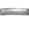 Renfort arrière pour AUDI A3 II ph.1 (3 portes) 2003-2005, traverse aluminium pare chocs arrière