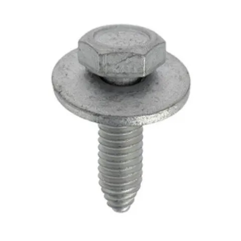 Sachet de 15 Vis tête H avec rondelle m6-1.00 x 20 mm pour CITROËN, PEUGEOT, Neuf