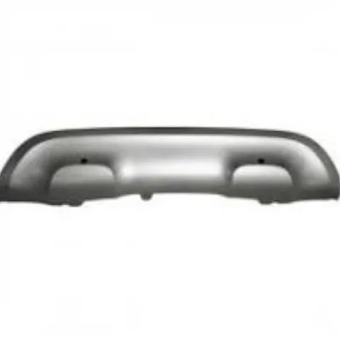 Spoiler arrière pour RENAULT KADJAR phase 1, 2015-2018, pare chocs arrière, Gris argenté, Trous capteurs