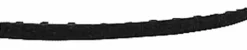 Spoiler avant gauche pour OPEL CORSA D phase 2, 2011-2014, noir, bas pare chocs avant, Neuf