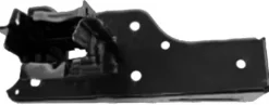 Support avant gauche pour OPEL CORSA D phase 1, 2006-2010, bride métal fixation pare chocs avant