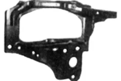 Support Siège de phare avant droit pour OPEL CORSA C phase 1, 2000-2003, Neuf