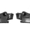 Supports arrière droit et gauche pour RENAULT KANGOO II ph.1, 2008-2013, brides fixation pare chocs