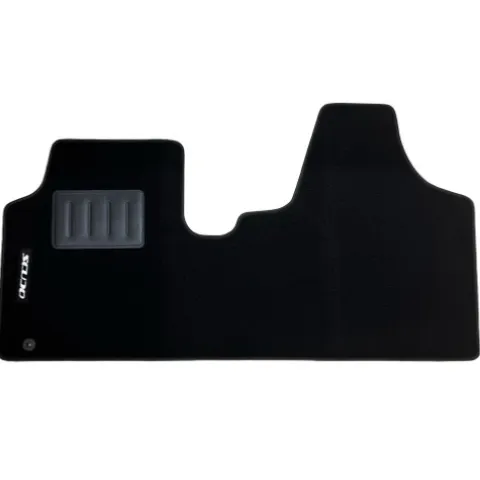 Tapis de sol Auto pour FIAT SCUDO II 2007-2012, avec sigle SCUDO, moquette noire, avec CLIPS, Neuf