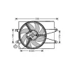 Ventilateur Radiateur moteur pour FORD FUSION ph.1 2002-2005, OEM: 1141507, Neuf