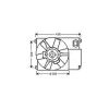 Ventilateur Radiateur moteur pour FIAT DUCATO II ph.1 1994-2002, OEM: 1308CF, Neuf