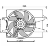 Ventilateur Radiateur moteur pour FORD FIESTA Mk5 ph.1 2002-2005, OEM: 1358334, Neuf