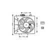 Ventilateur Radiateur moteur pour CITROËN C5 I ph.2 2004-2008, OEM: 1253C6, Neuf