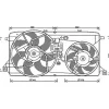 Ventilateur Radiateur moteur pour FORD TRANSIT Mk7 2006-2014, OEM: 1819418, Neuf